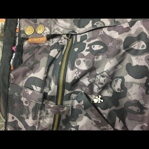 Ride tokidoki snowboard ski snow pants